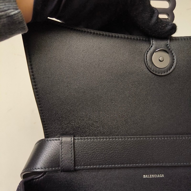 【9成新】㊣✨BALENCIAGA✨巴黎世家 黑色 大號 小牛皮 沙漏包 肩背包 斜背包/二手包/二手精品/保證正品🌳二手樹屋🌳-23