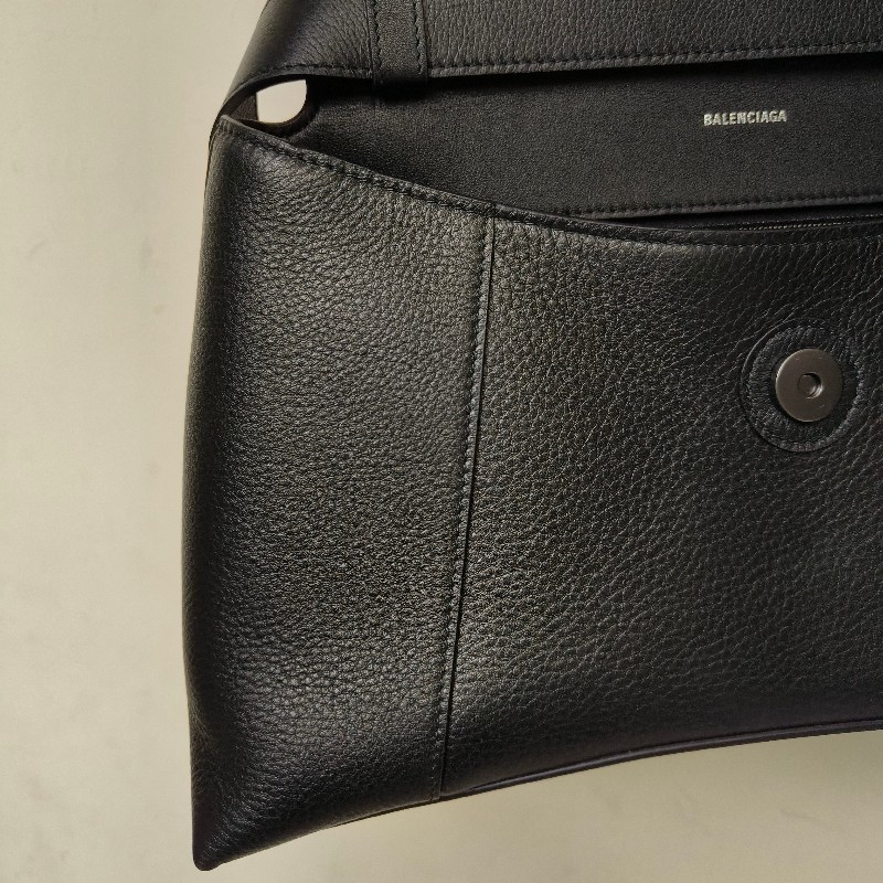 【9成新】㊣✨BALENCIAGA✨巴黎世家 黑色 大號 小牛皮 沙漏包 肩背包 斜背包/二手包/二手精品/保證正品🌳二手樹屋🌳-25