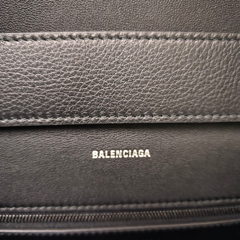 【9成新】㊣✨BALENCIAGA✨巴黎世家 黑色 大號 小牛皮 沙漏包 肩背包 斜背包/二手包/二手精品/保證正品🌳二手樹屋🌳-30