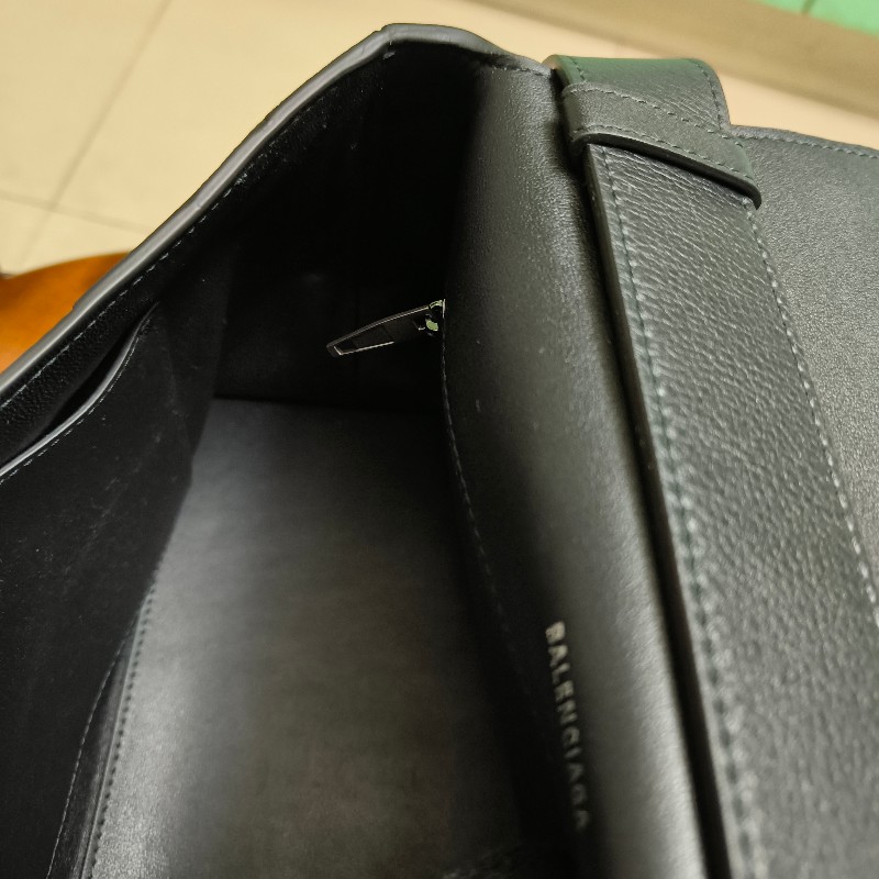 【9成新】㊣✨BALENCIAGA✨巴黎世家 黑色 大號 小牛皮 沙漏包 肩背包 斜背包/二手包/二手精品/保證正品🌳二手樹屋🌳-35