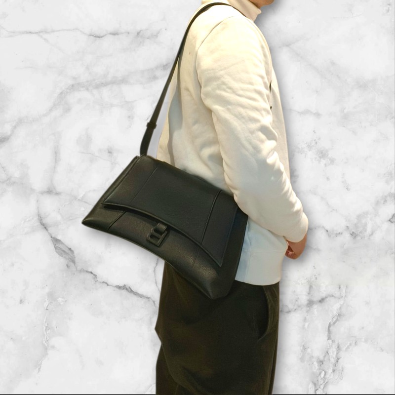 【9成新】㊣✨BALENCIAGA✨巴黎世家 黑色 大號 小牛皮 沙漏包 肩背包 斜背包/二手包/二手精品/保證正品🌳二手樹屋🌳-40