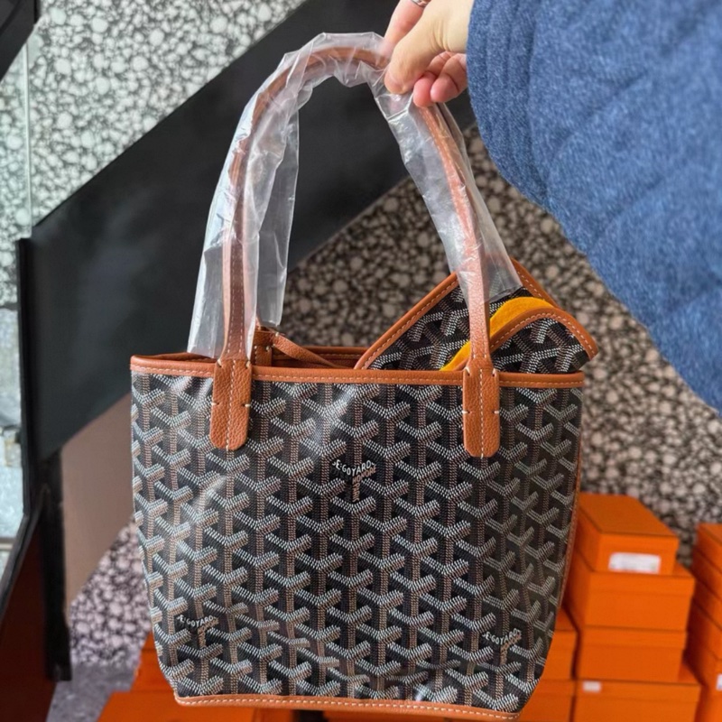 goyard mini tote 焦糖色-0