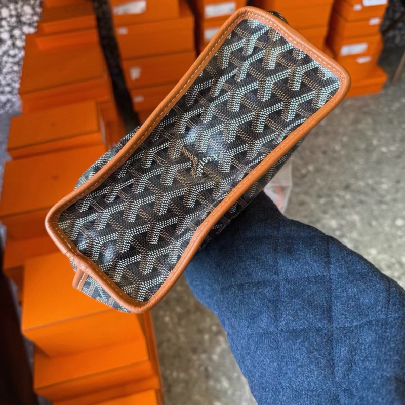 goyard mini tote 焦糖色-2