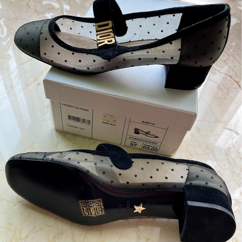 【全新Full set✨ 全網最低價!】Dior瑪莉珍 Full Set 連盒全新未用 尾貨 37碼數(下單前先詢問庫存❗️)-0