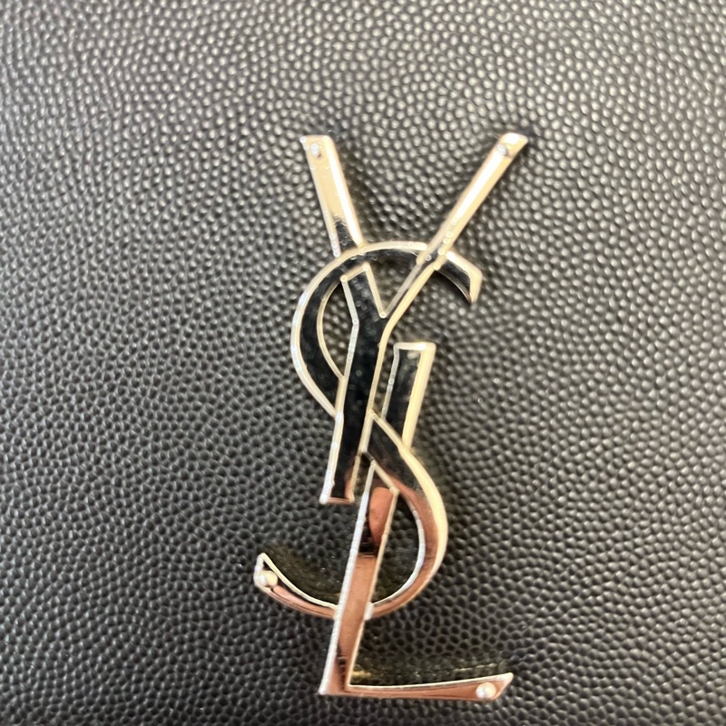 YSL/聖羅蘭 so black 中號kate 魚子醬牛皮鍊條包條包-8