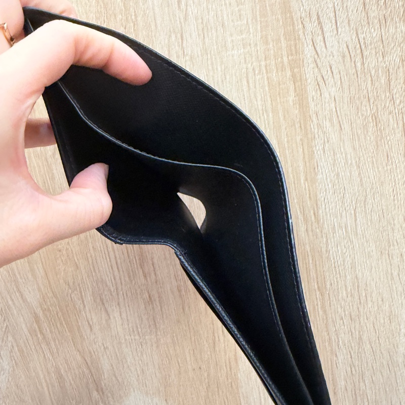 LV 黑灰原花Multiple 5卡對開短夾M61695-8