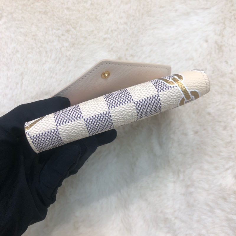 LV 棋盤格 限量款 信封短銀包 I689-5