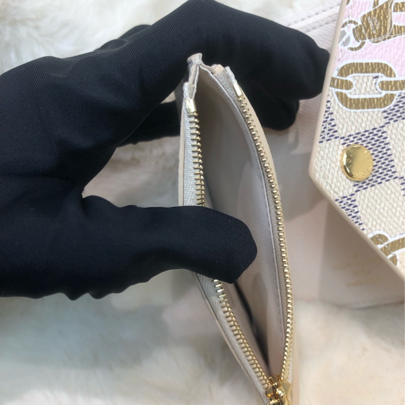 LV 棋盤格 限量款 信封短銀包 I689-14