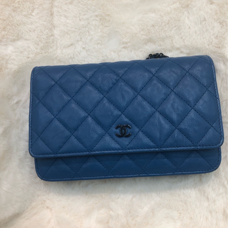 Chanel 藍色 WOC X935-0