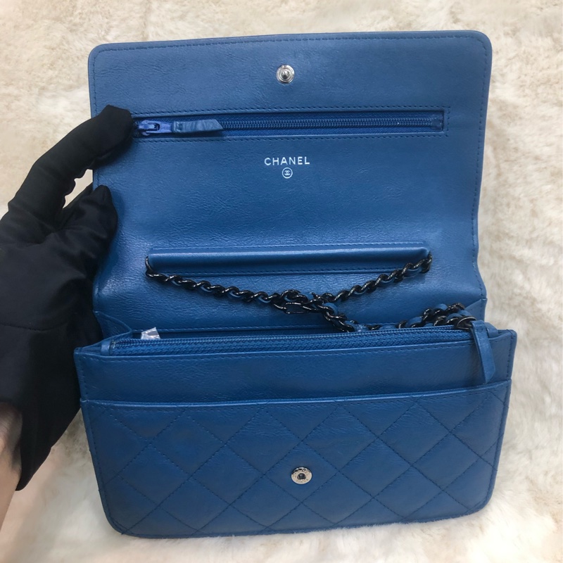 Chanel 藍色 WOC X935-6