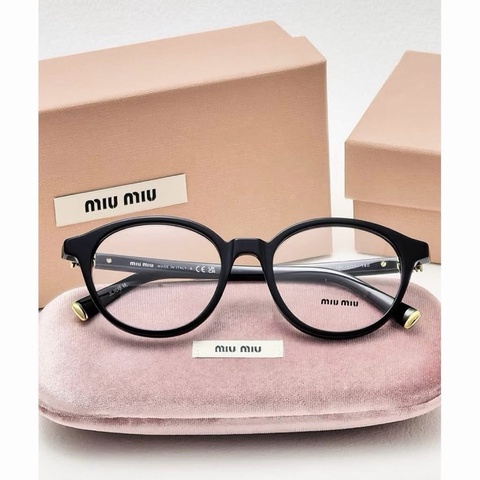 MIUMIU 黑框眼鏡 VMU 02W