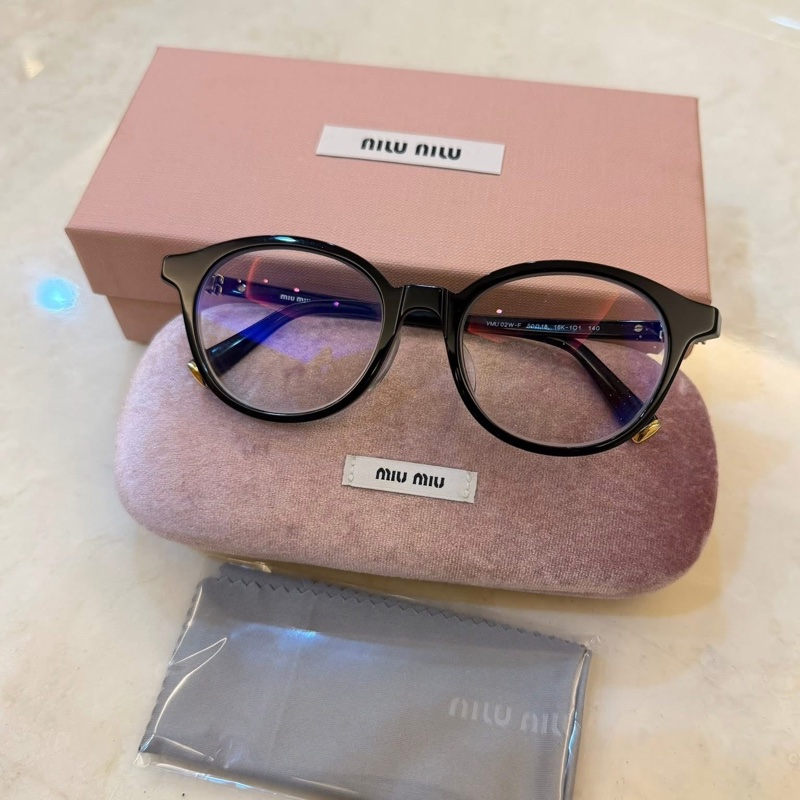 MIUMIU 黑框眼鏡 VMU 02W-4