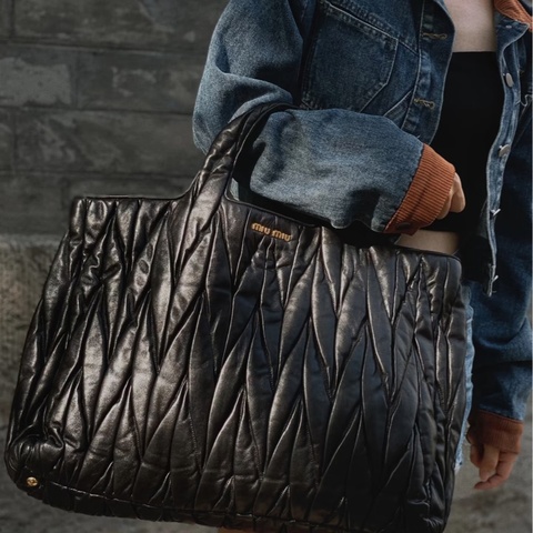 Miumiu黑金包 三用包