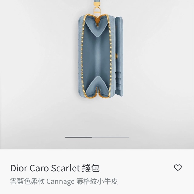 Dior caro scarlet 錢包-1