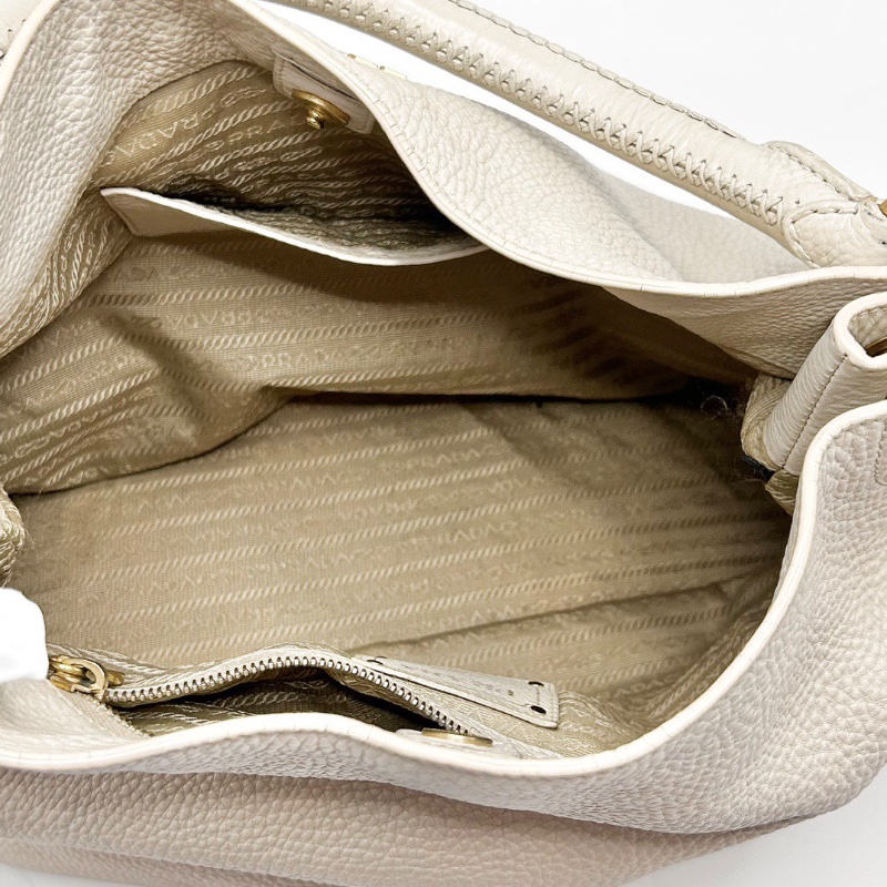 PRADA白金手提腋下托特包34*32*16 98新配件塵袋-2