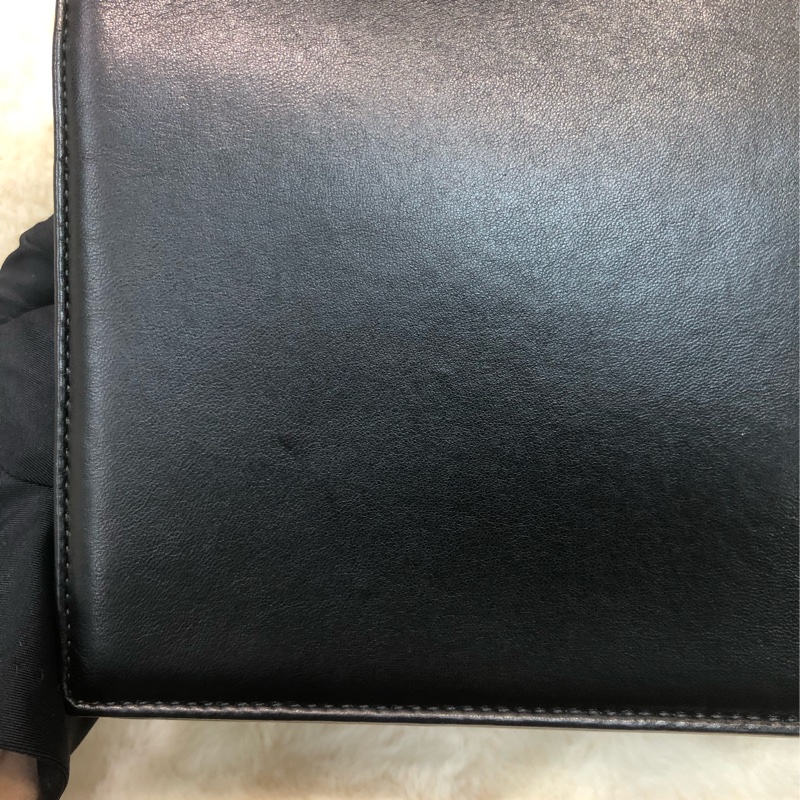 Chanel 黑銀菱格信封袋 單肩 XC307-9