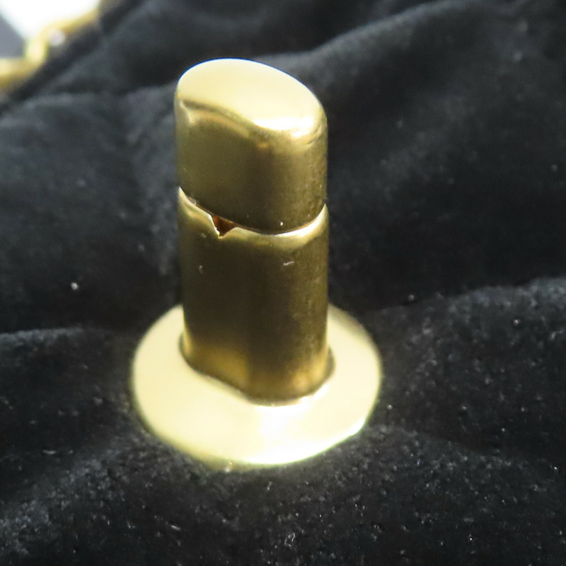 黑色絨布 圓桶 肩背包【CHANEL 香奈兒】-18