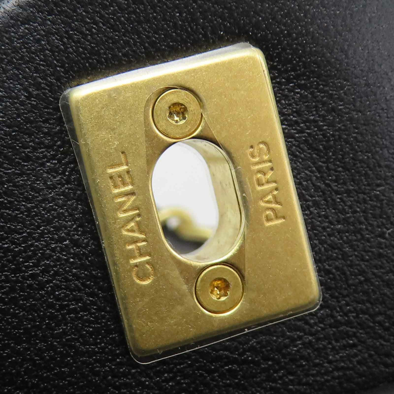 黑色絨布 圓桶 肩背包【CHANEL 香奈兒】-19