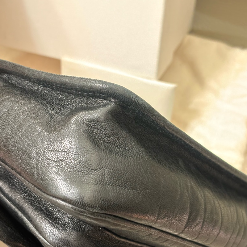 YSL Niki mini 黑色壓紋 新款 盒裝 黑銀-4