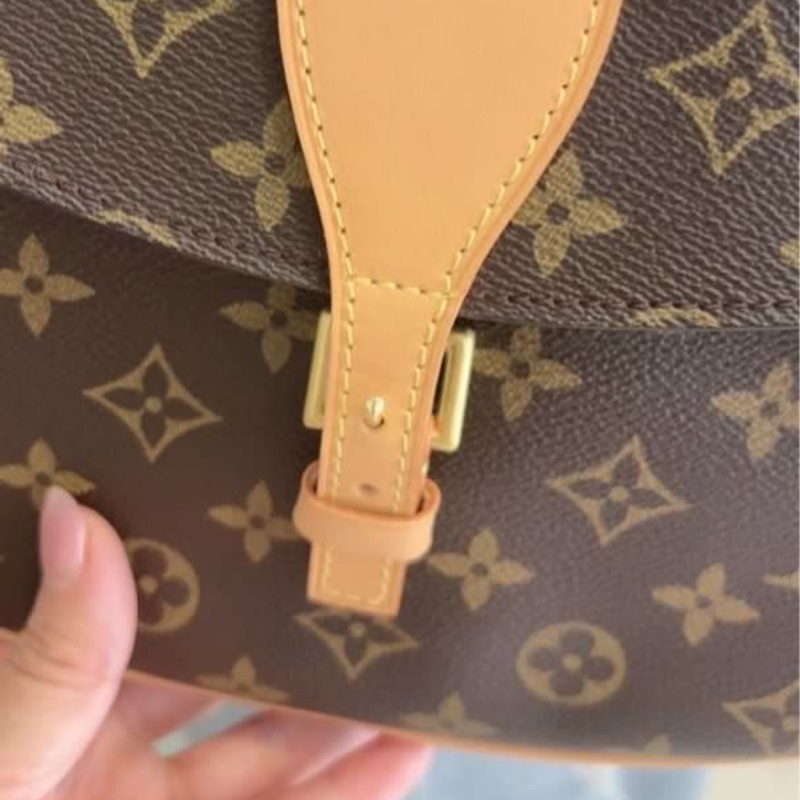 LV 路易威登經典 Monogram 蘋果馬鞍包-2
