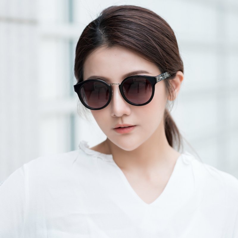 LONGCHAMP 太陽眼鏡 (黑色)-4
