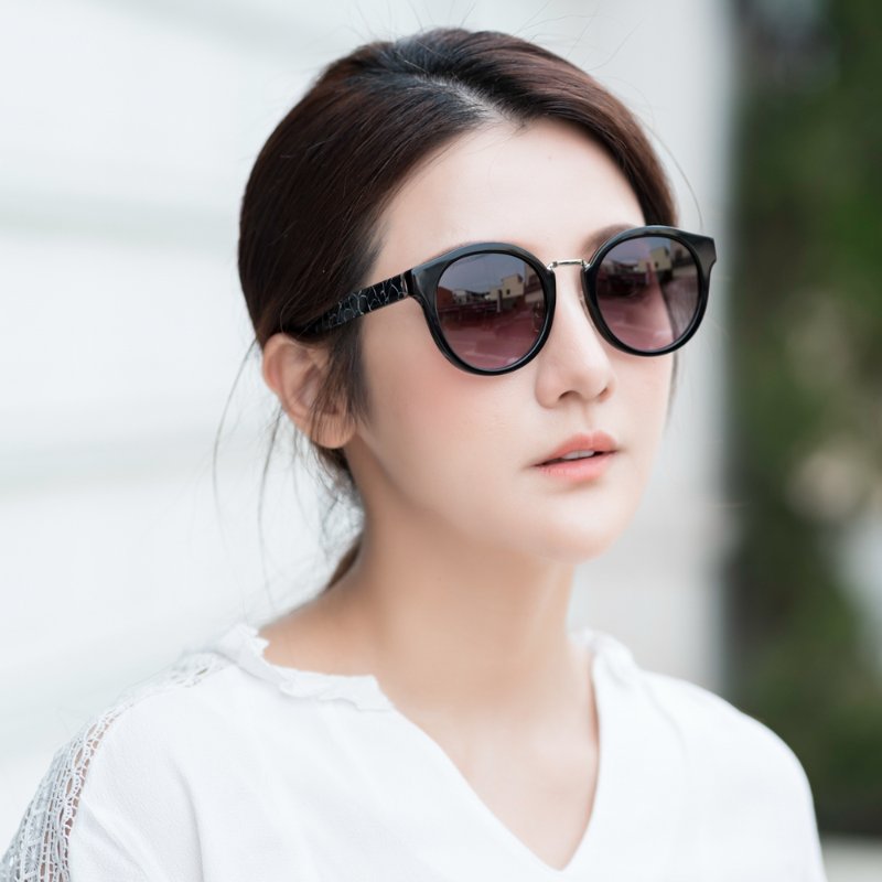 LONGCHAMP 太陽眼鏡 (黑色)-5