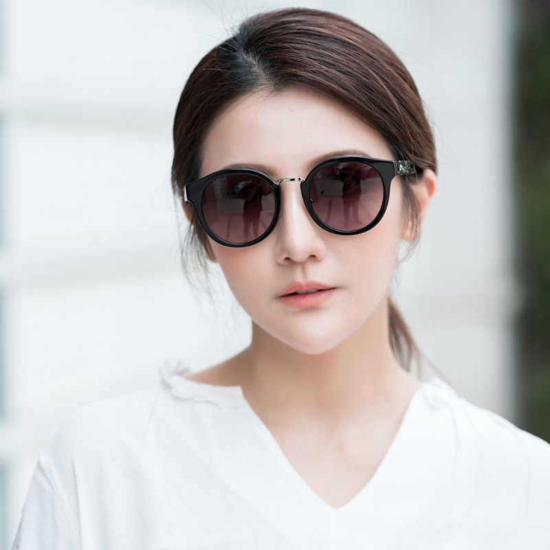 LONGCHAMP 太陽眼鏡 (黑色)-6