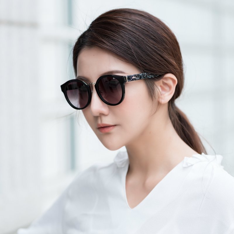 LONGCHAMP 太陽眼鏡 (黑色)-7