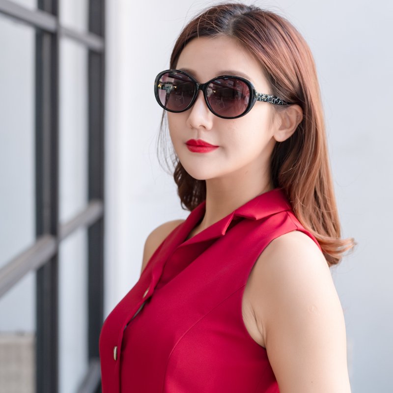 LONGCHAMP 太陽眼鏡 (黑色)-4