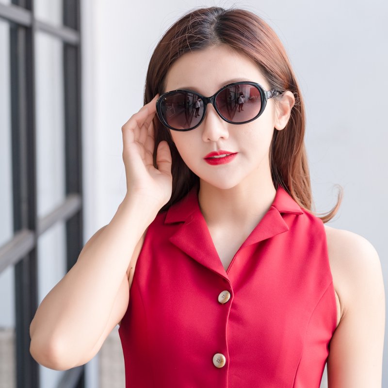 LONGCHAMP 太陽眼鏡 (黑色)-7