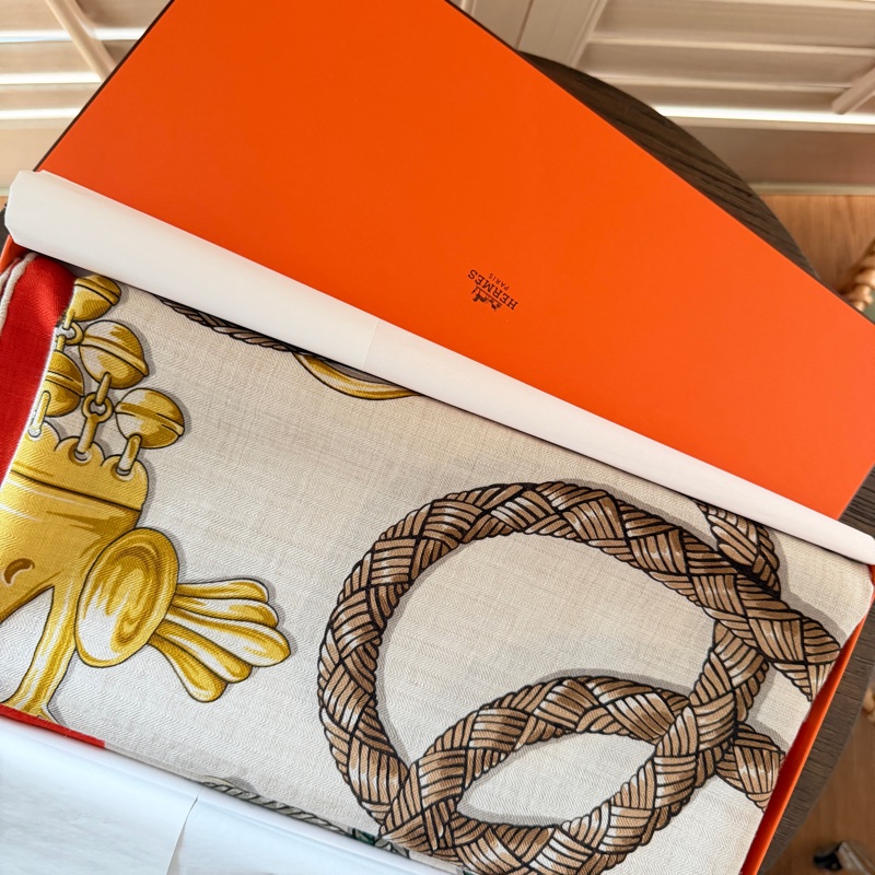Hermes Palefroi 140披肩 💫全新附橘盒-1