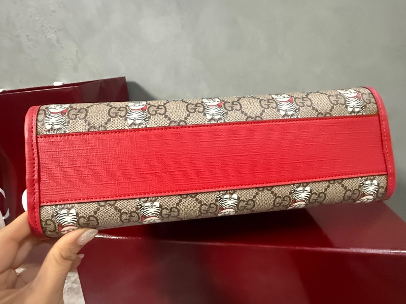 Gucci 童包 貓咪滿版-4