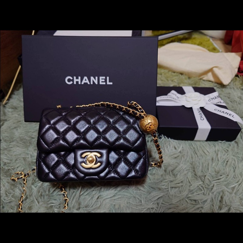 Chanel 25A 金球方胖-5