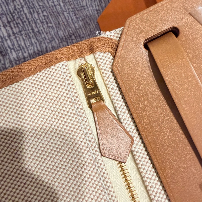 Hermès Mini Herbag 20 最新K刻 金棕金扣 全新全配-29