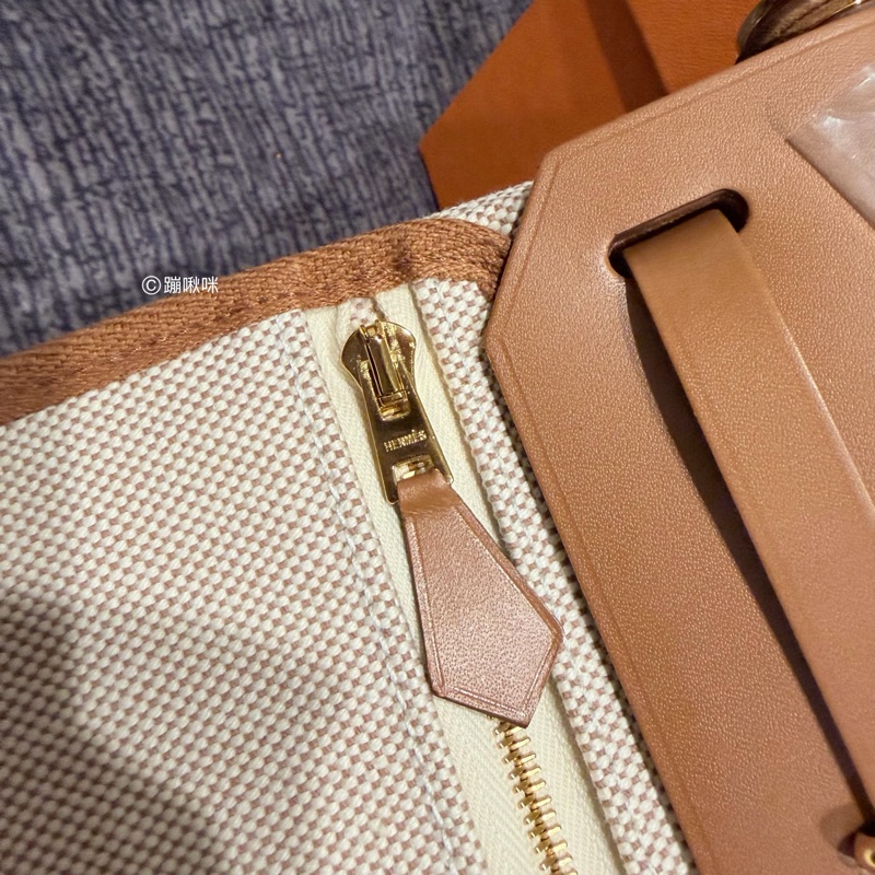 Hermès Mini Herbag 20 最新K刻 金棕金扣 全新全配-30