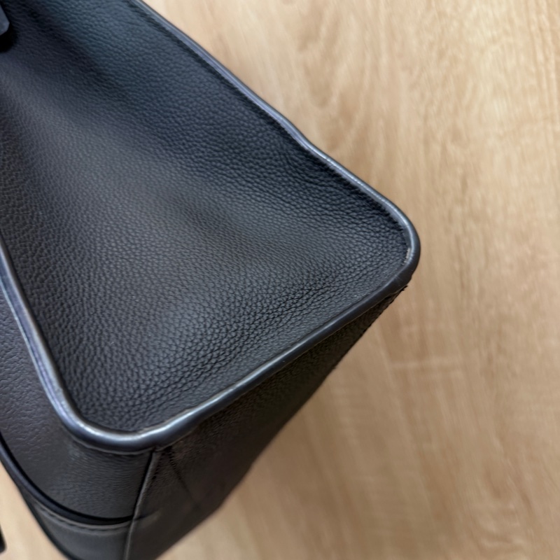 LV 黑牛皮黑釦Take off肩背托特包M57308-6