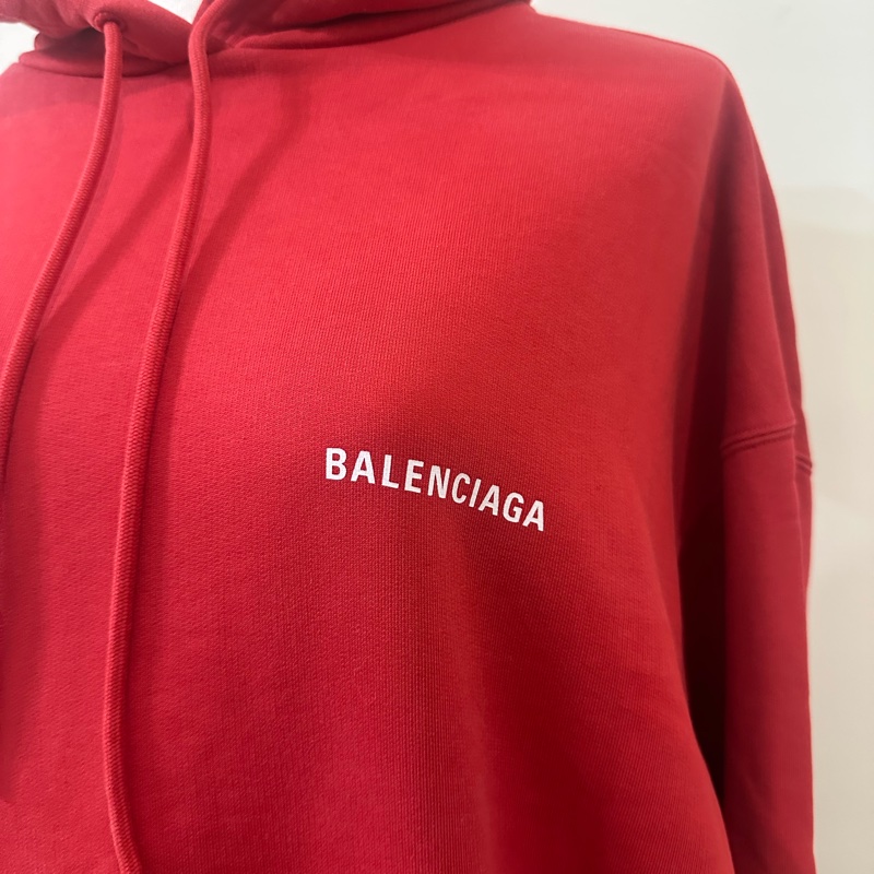 二手巴黎世家紅色連帽T-1