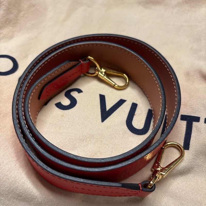 Louis Vuitton牛皮配老花肩背兩用包-22