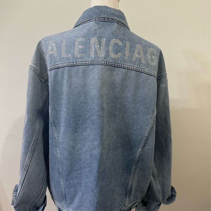 二手巴黎世家牛仔超美外套-0