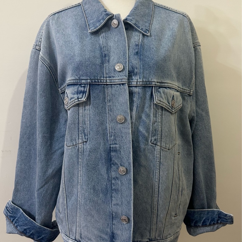 二手巴黎世家牛仔超美外套-1