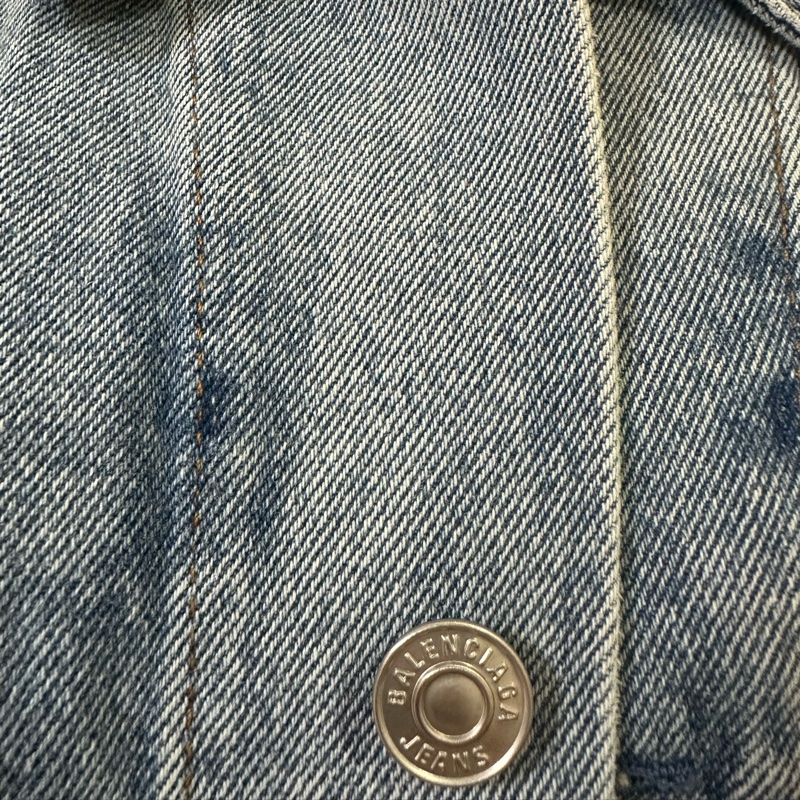 二手巴黎世家牛仔超美外套-2