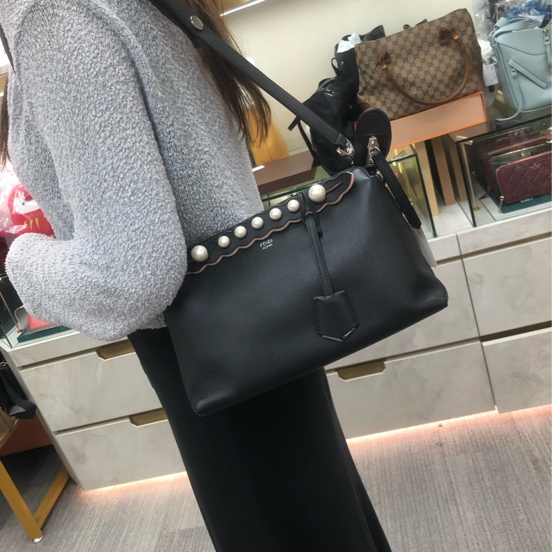 FENDI By the way 黑色珍珠手袋 XB901-10