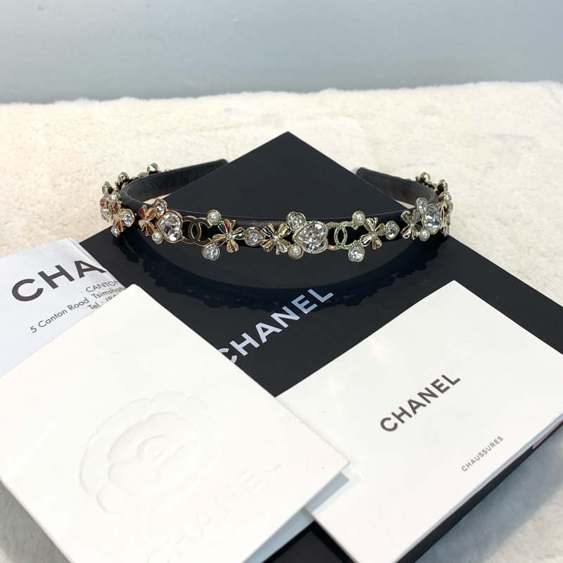 CHANEL香奈兒 22S絕美飾品水鑽公主頭箍-0