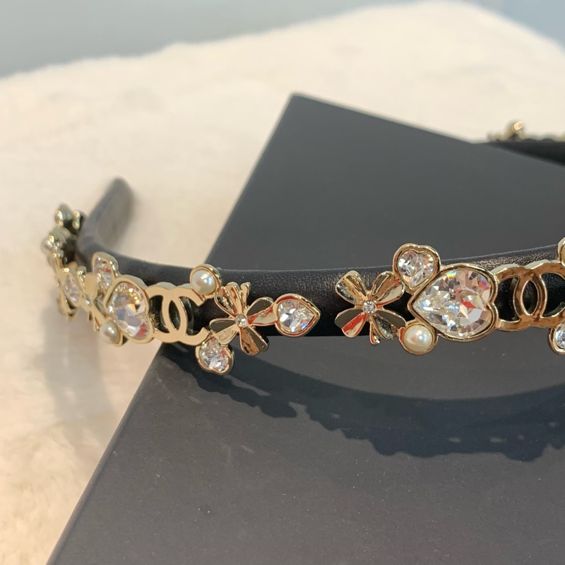 CHANEL香奈兒 22S絕美飾品水鑽公主頭箍-3