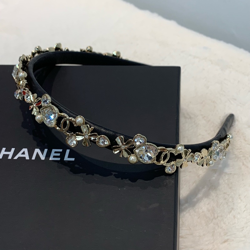 CHANEL香奈兒 22S絕美飾品水鑽公主頭箍-4