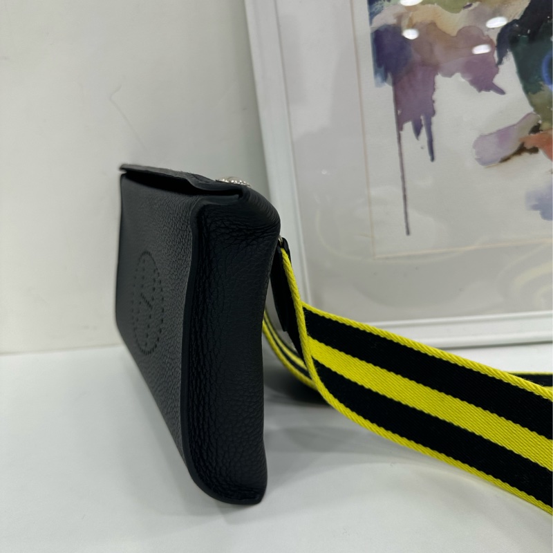 Hermes愛馬仕videpoches blue navy 黑銀 餐盤包/信封包 togo皮 W刻有購證 尺寸：20*3.5-3