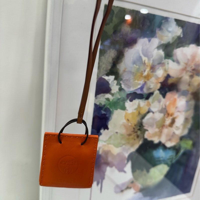 Hermes愛馬仕 oran小福袋吊飾包掛-2