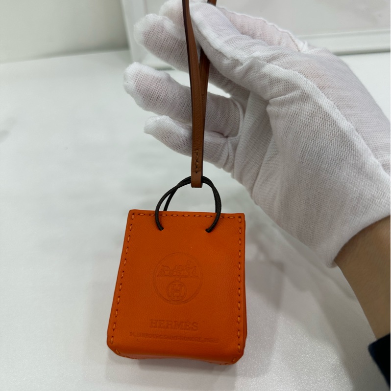 Hermes愛馬仕 oran小福袋吊飾包掛-3