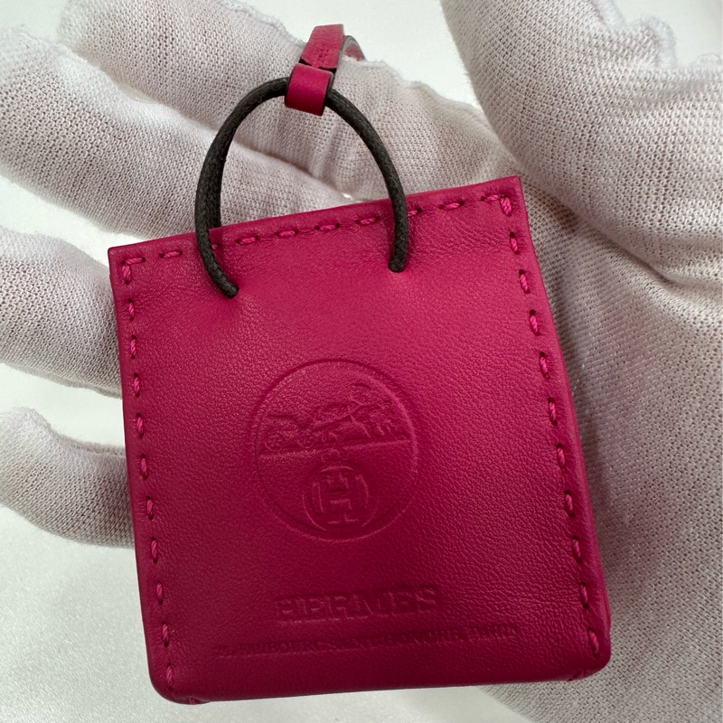 Hermes愛馬仕 oran小福袋吊飾包掛-3