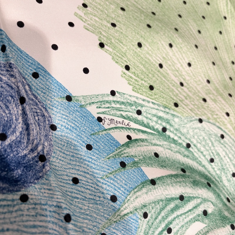 Hermes 華麗輕羽 PLUMETS ET PANACHES El 90*90絲巾-12